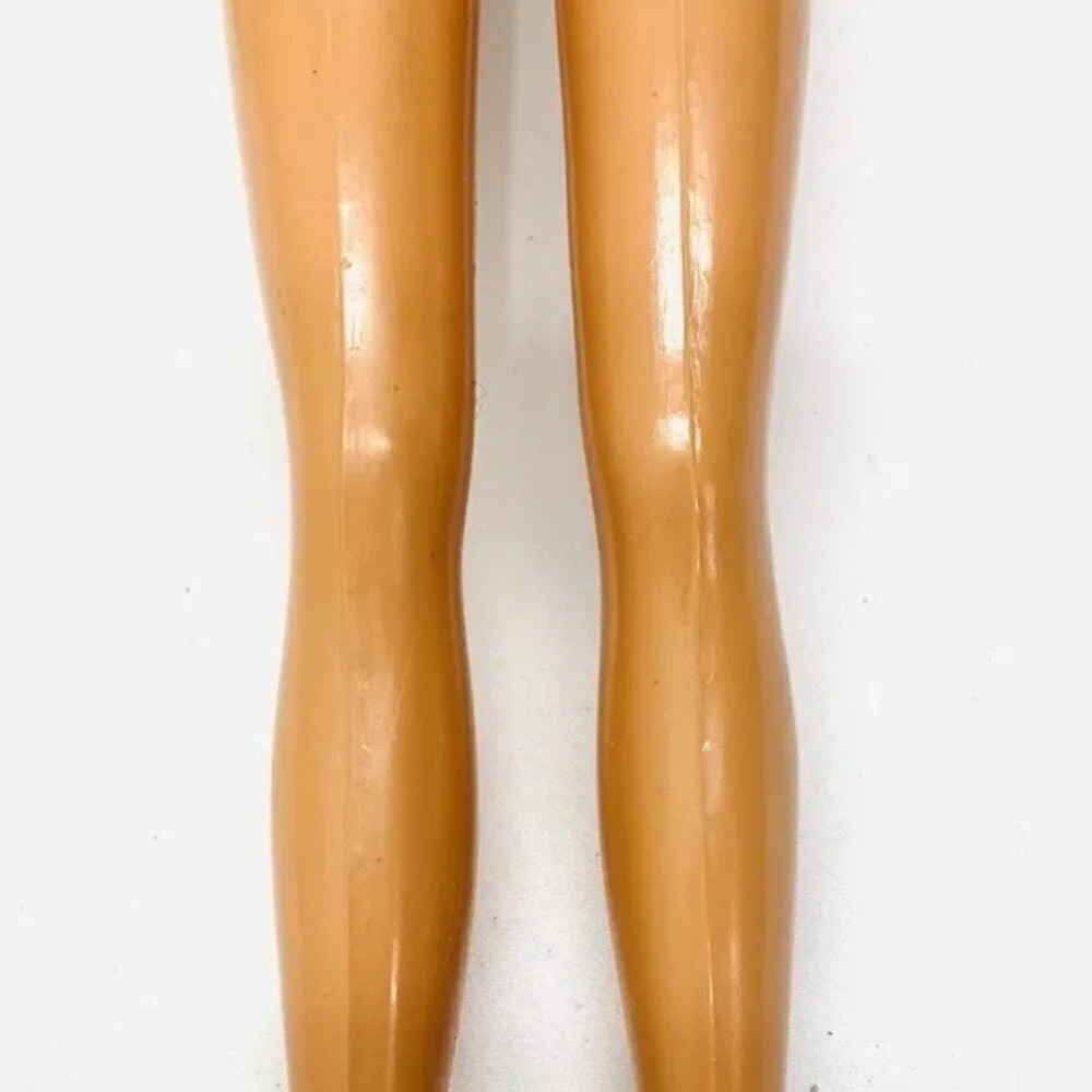 MATTEL BARBIE Doll Long Blond Hair Purple Eyes Pink Dress 12" Tall - Picture 9 of 11